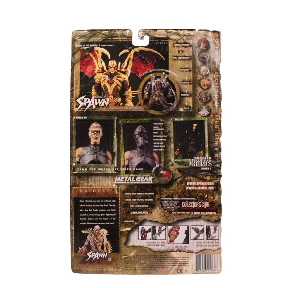 Vintage HATCHET Curse of the Spawn Action Figure McFarlane Toys Series 13 Sealed - Picture 3 of 7